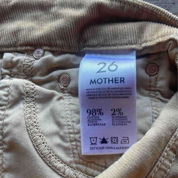 Mother I The Looker Little bit Country Corduroy Skinny Pants I Size 26 - Picture 8 of 9